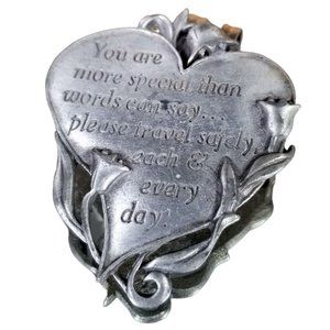 Vintage canco you are special heart pendant clip